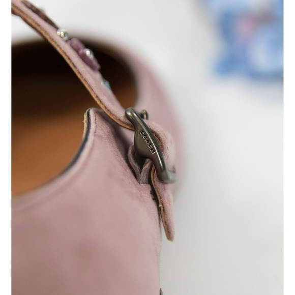 Coach Mary Jane Women's Shoes sz 8.5 $250 dusty tea rose pink - Picture 6 of 14